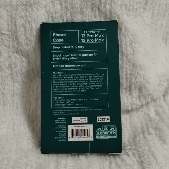 Onn iPhone 12/13 Pro Max Iridescent Metallic NIB Phone Case - Picture 7 of 7